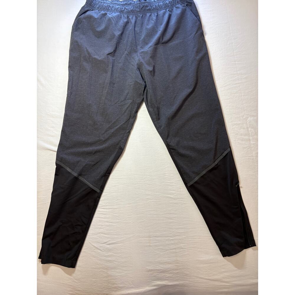 Asics Men's Athletic Pants, Performance, XL, Black/Gray
